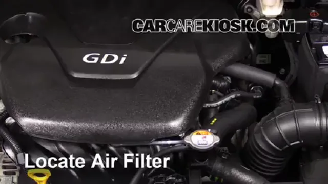 2013 Kia Rio LX 1.6L 4 Cyl. Sedan Filtro de aire (motor) Cambio